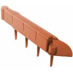 zahradní plastový obrubník - barva terakota – Zboží Mobilmania