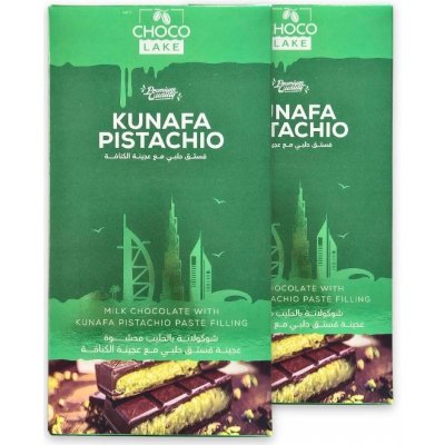 Choco Lake Dubai Chocolate Kunafa & Pistachio 190 g – Zboží Dáma