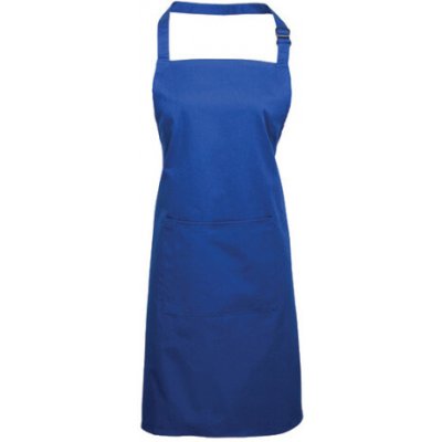 Premier Workwear Pracovní zástěra za krk s kapsou PR154 Royal Pantone 286 72x86cm – Hledejceny.cz