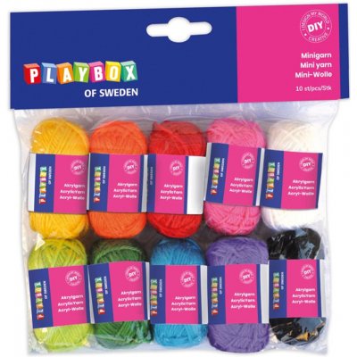 PLAYBOX Mini příze 10 barev – Zboží Dáma PLAYBOX Mini příze 10 barev – Zboží Dáma