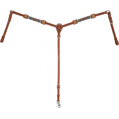 Pool's Poprsník westernový Navajo Beaded Decorations cognac – Zboží Dáma