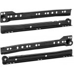 Walteco Rolničkový výsuv 250 mm černý nosnost 20 kg, 1 pár 60100 – Hledejceny.cz