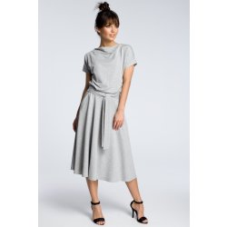 BeWear dámské šaty Evap B067 šedé