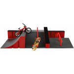 Teddies Skatepark rampy kolo prstové skateboard prstový plast v krabici 44x12x25cm – Zboží Mobilmania