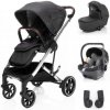 Kočárek Zopa set Quest + korba + autosedačka Zopa X1 Plus i-Size a adaptéry Vulcan Black/Silver 2022