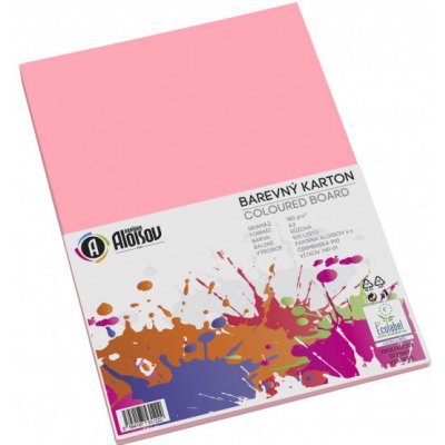 Barevný papír růžový A3 180g 100 listů – Zboží Mobilmania