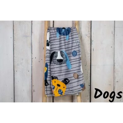 Jahu Deka z mikrovlákna Dogs 150x200 – Zbozi.Blesk.cz