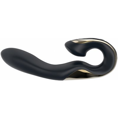 Zini Roae Three Way Pleasure Vibrator Black Gold