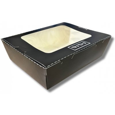 VIBAL Miska papír. na sushi s oknem 212x144x60mm 4b – Sleviste.cz