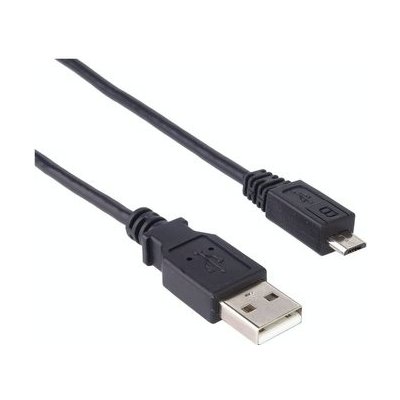 PremiumCord 8592220012083 micro USB 2.0, A-B, 20cm, černý – Zboží Mobilmania