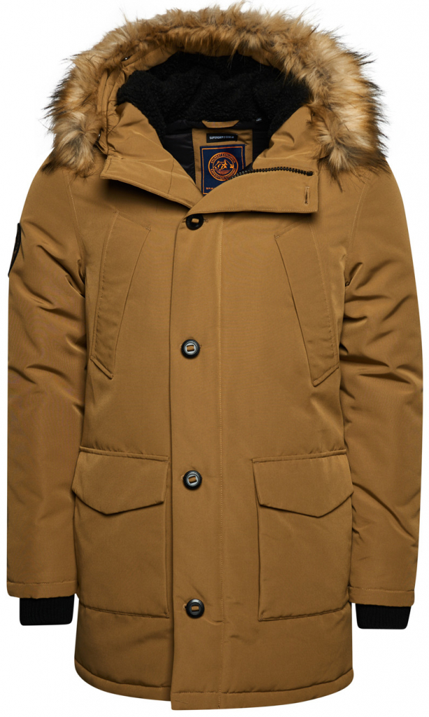 Superdry Vintage Everest Parka M5011573APZA hnědý