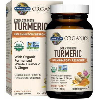 Garden of Life Mykind Extra Strength Turmeric 60 Tablet – Hledejceny.cz