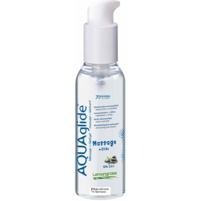 JoyDivision AquaGlide Massage + Glide Lemongrass masážní a lubrikační gel 2v1 200 ml – Hledejceny.cz