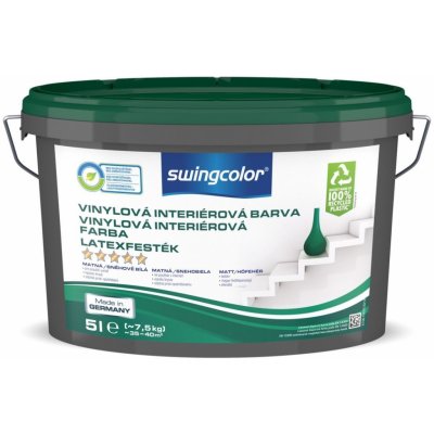 Swingcolor Vinylová barva, sněhobílá, matná, 5 l 6210 T0005 0