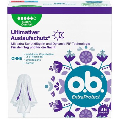 O.B. Extra Protect Super + Comfort tampony 36 ks – Zboží Dáma