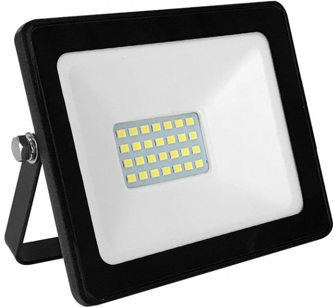 ACA Lighting LED venkovní reflektor Q 20W/230V/3000K/1600Lm/110°/IP66, černý