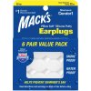 Macks Pillow Soft silikonové tvarovatelné ucpávky špunty do uší bílé 2 páry