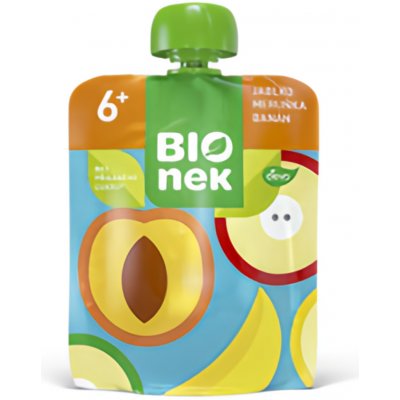 DEVA Bionek Jablko Meruňka a Banán BIO 90 g