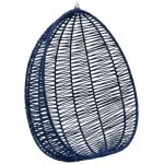 Textilomanie závěsné křeslo NARS bez stojanu tmavě modré – Zboží Mobilmania