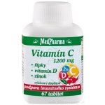 MedPharma Vit.C 1200 mg se šípky+vit.D+zinek 67 tablet – Hledejceny.cz