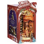 RoboTime 3D skládačka Zarážka na knihy Vánoční ulička – Zboží Dáma