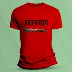 Sandratex Bavlněné dětské tričko Ferrari F1 Červená – Hledejceny.cz