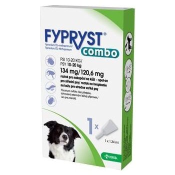 Fypryst Combo Spot-on Dog M 10-20 kg 1 x 1,34 ml