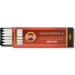 Koh-i-Noor Umělecké tuhy 6 ks 5,6 mm Křída bílá – Zboží Dáma