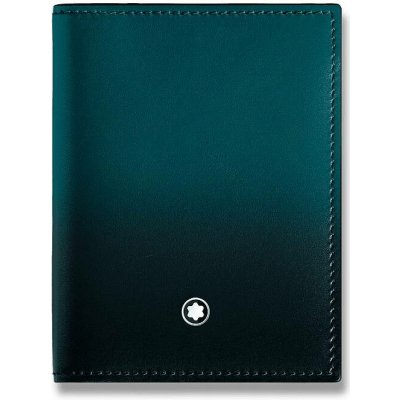 Montblanc Pouzdro na kreditní karty Meisterstück Sfumato 4 cc modré – Hledejceny.cz