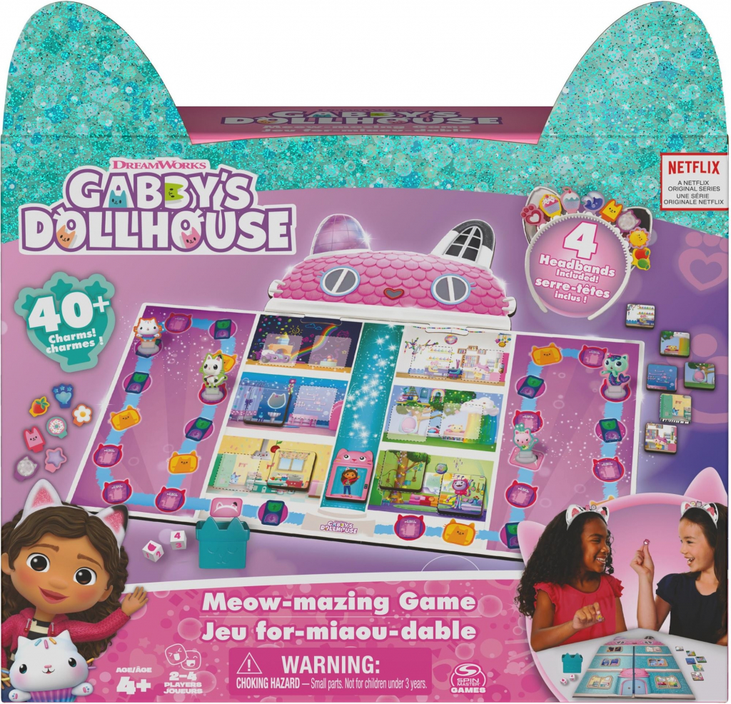 Spin Master Games Gabby\'s Dollhouse kočičí hra
