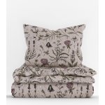 MKLuzkoviny.cz bavlna povlečení Renforcé Herbář béžové 140x200 70x90 – Zboží Dáma