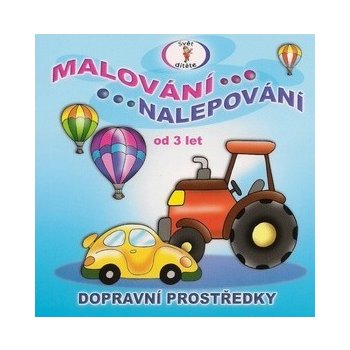 Malování nalepování Dopravní prostředky