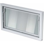 ACO Sklepní okno bílé vyklápěcí plastové 60 x 50 cm dvojsklo 4+4 mm – Zbozi.Blesk.cz