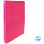 LUMA 4-kroužkový pořadač A4 2,5 cm neon růžový – Zboží Živě
