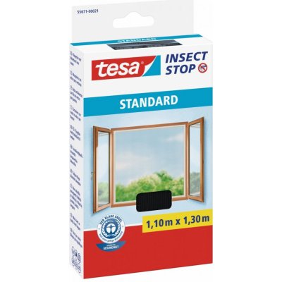 Tesa Insect Stop Standard 55671-00021-03 1,1 x 1,3 m antracitová – Zboží Mobilmania