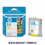 HP 11 originální inkoustová kazeta žlutá C4838A – Sleviste.cz