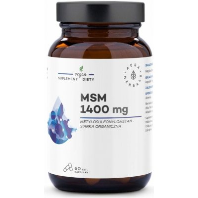 Aura Herbals MSM 1400 mg Organická síra 60 kapslí – Hledejceny.cz
