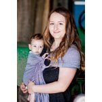 Storchenwiege Ring Sling Leo bílá černá – Zboží Dáma