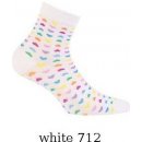 Gatta Cottoline jarní-letní vzorované G34.59N Dívčí ponožky bílá