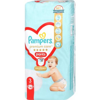 Pampers Premium Care Pants 3 48 ks od 349 Kč - Heureka.cz