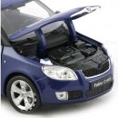 Welly Škoda Fabia Combi II 2009 modrá 1:24