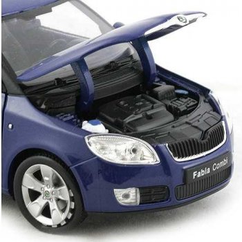 Welly Škoda Fabia Combi II 2009 modrá 1:24