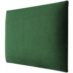 Čalouněný nástěnný panel Fllow Velvet / 60 x 30 cm / 100% polyester / MDF / polyuretanová pěna / zelená – Hledejceny.cz