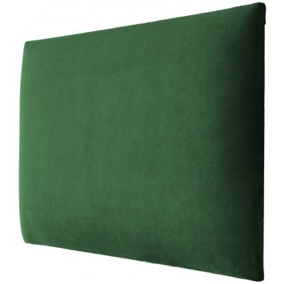 Čalouněný nástěnný panel Fllow Velvet / 60 x 30 cm / 100% polyester / MDF / polyuretanová pěna / zelená – Hledejceny.cz