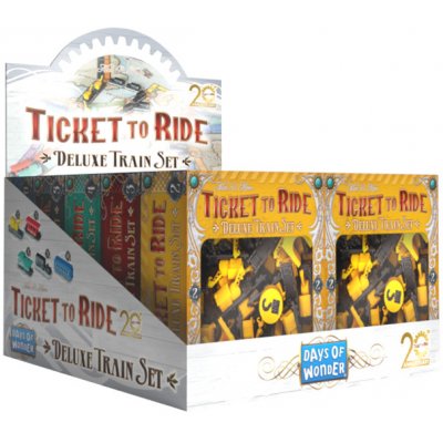 Asmodee Ticket to Ride: 20th Anniversary Deluxe Train Set – Zboží Dáma