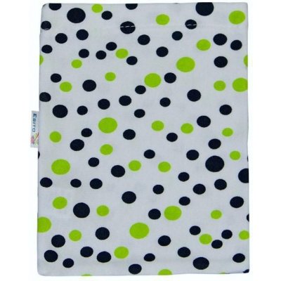 Esito žínka bavlna úplet Jersey puntík zelená 19 x 14 cm – Zboží Dáma