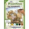 Malování podle čísla Royal Langnickel Malování podle čísel 22x30 cm- Leopard s mláďatem