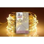 Euro Habitat Vánoční světelný řetěz s 20 LED diodami, teplá bílá, 1 m, na baterie – Hledejceny.cz