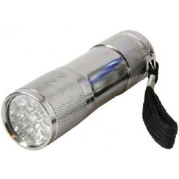 Arcas ARC-9 LED Aluminium Torch stříbrná