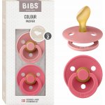 BIBS Colour anatomické dudlíky kaučuk 2ks dusty pink coral – Zboží Dáma